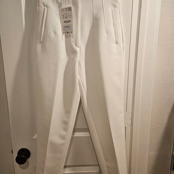 NWT Zara Pants with a High Waist - Picture 5 of 7
